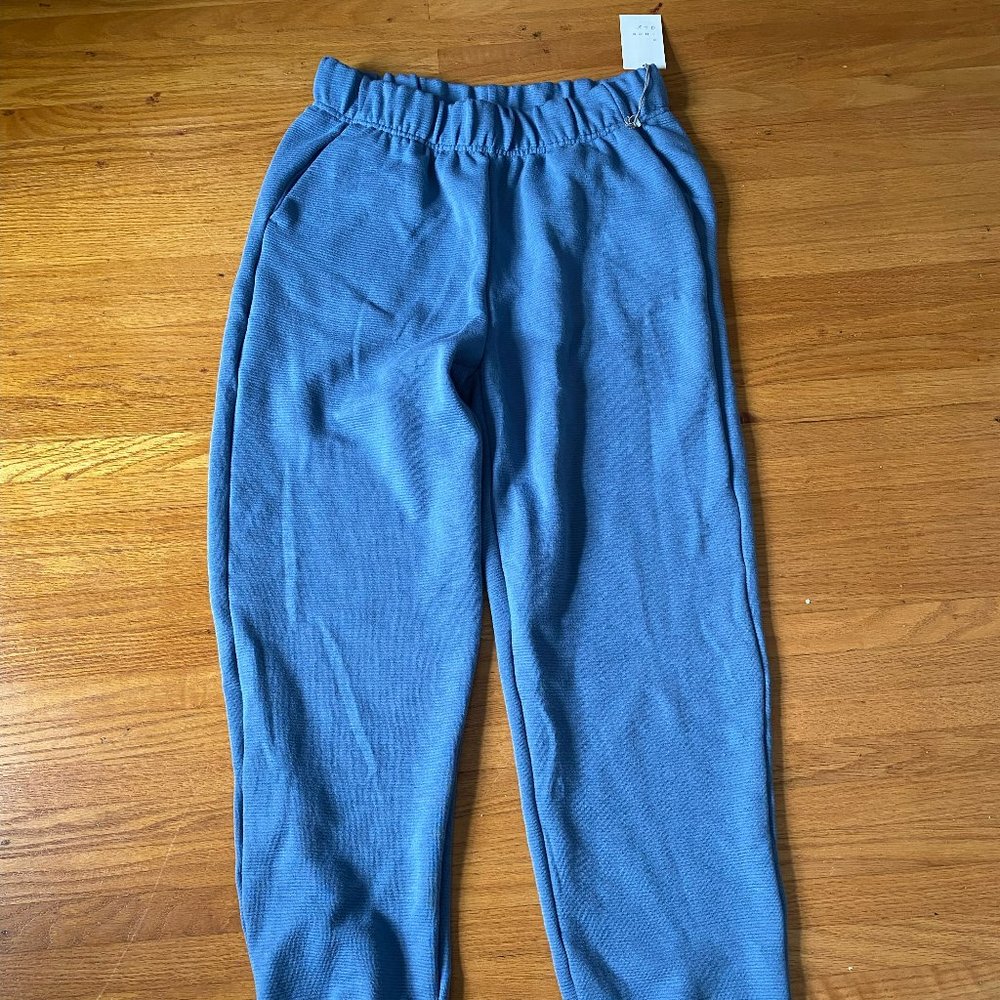 Women's High-Rise Ottoman Jogger Pants - A New Day™ Blue M